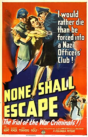 None Shall Escape (1944) starring Marsha Hunt on DVD on DVD